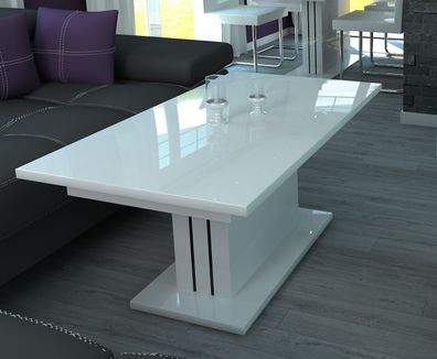 Couchtisch ohne Funktion Wohnzimmertisch Sofatisch modern 100cm Tisch Design