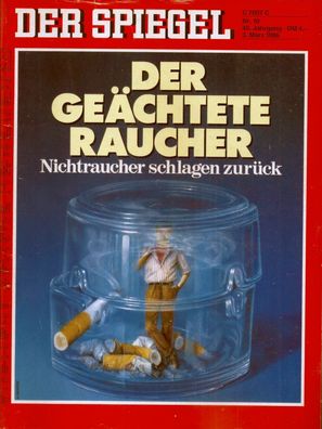 Der Spiegel Nr. 10 / 1986 Der geächtete Raucher - Nichtraucher schlagen zurück