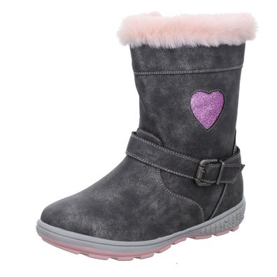 girlZ onlY Schlupf/ Klettstiefelette Warmfutter