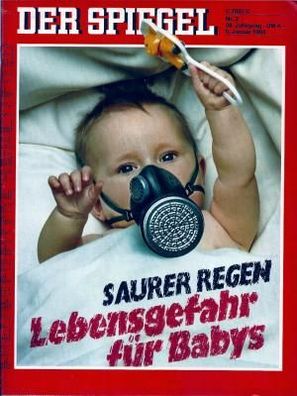Der Spiegel Nr. 2 / 1984 Saurer Regen - Lebensgefahr für Babys