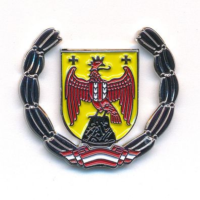 Österreich Bundesland Burgenland Eisenstadt Edel Pin Metall Anstecker Ö6