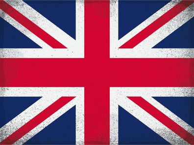 Blechschild Flagge Union Jack 30x20cm United Kingdom Vintag Deko Schild tin sign