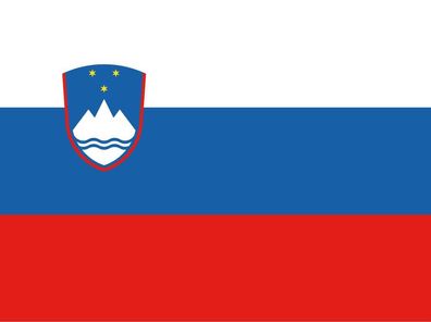 Blechschild Flagge Slowenien 30x20 cm Flag of Slovenia Deko Schild tin sign