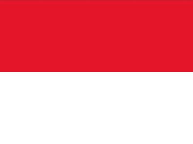Blechschild Flagge Indonesien 30x20 cm Flag of Indonesia Deko Schild tin sign