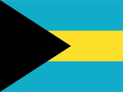 Blechschild Flagge Bahamas 30x20 cm Flag of the Bahamas Deko Schild tin sign