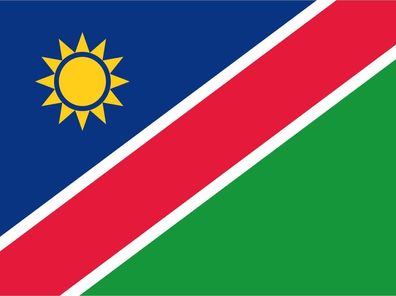 Blechschild Flagge Namibia 30x20 cm Flag of Namibia Deko Schild tin sign