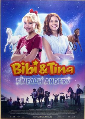Bibi & Tina - Einfach anders - Original Kinoplakat A1 - Regie Detlev Buck- Filmposter