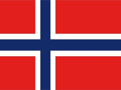 Blechschild Flagge Norwegen 30x20 cm Flag of Norway Deko Schild tin sign