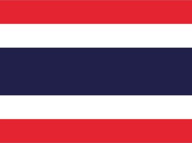 Blechschild Flagge Thailand 30x20 cm Flag of Thailand Deko Schild tin sign