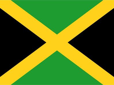 Blechschild Flagge Jamaika 30x20 cm flag of Jamaica Deko Schild tin sign