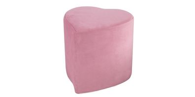 Pouf Hocker herzförmig Rosa