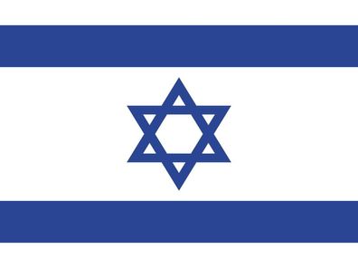 Blechschild Flagge Israel 30x20 cm Flag of Israel Deko Schild tin sign