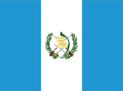 Blechschild Flagge Guatemala 30x20 cm Flag of Guatemala Deko Schild tin sign