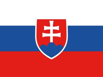 Blechschild Flagge Slowakei 30x20 cm Flag of Slovakia Deko Schild tin sign