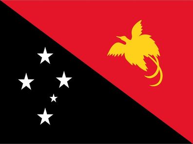 Blechschild Flagge Papua-Neuguinea 30x20cm Papua New Guinea Deko Schild tin sign