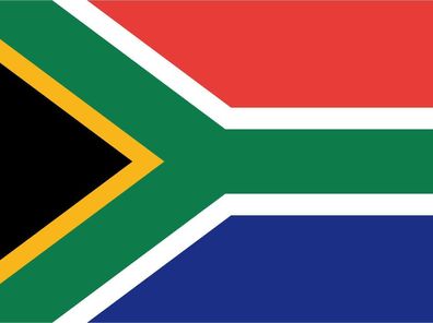 Blechschild Flagge Südafrika 30x20 cm Flag of South Africa Deko Schild tin sign