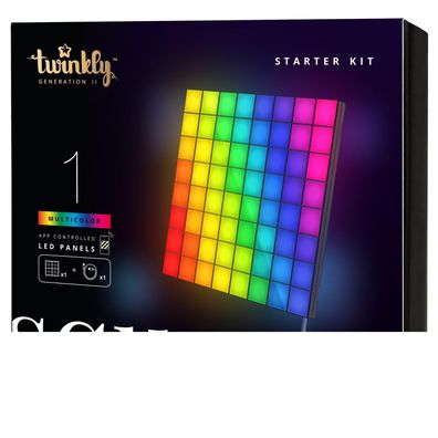 Twinkly Smarte LED Master-Panel Squares, 1 Square Block Smartes Innenlicht