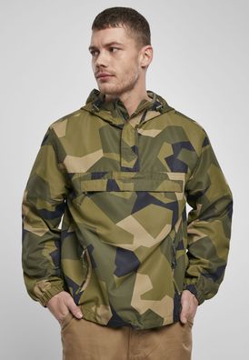 Brandit Hoodie Summer Pull Over Jacket Swedish Camouflage M90