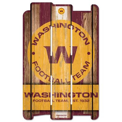 NFL Washington Football Team Plank Fence Wood Sign Holzschild Holz Deko Zaun 43x28cm
