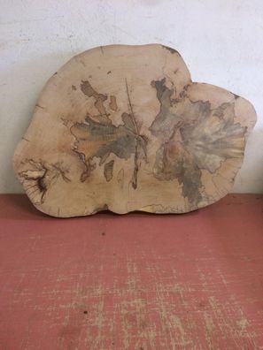 Baumscheibe, Holzscheibe, Tischplatte, 80/60/5cm geschliffen