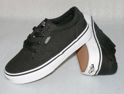 Vans Winston Glitter Z'S Canvas Textil Schuhe Boots Sneaker 31 Black Weiß LC444