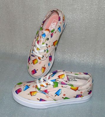 Vans Atwood LOW Z'S Canvas Kinder Schuhe Freizeit Sneaker 31 UK13 Popsicle Multi
