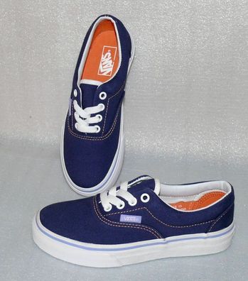 Vans Era POP K'S Canvas Schuhe Kinder Sneaker Gr 31 UK13 Patriot Blue Melon Weiß