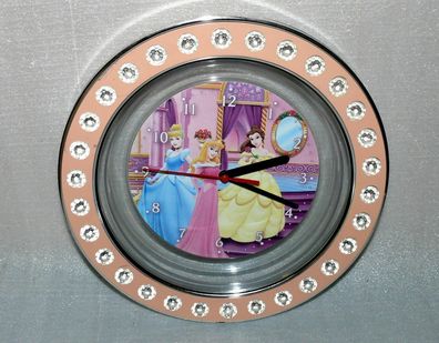 Disney Cinderella Princess Designer Wand Uhr Quartz Werk Mehrfarbig Diamond Rand