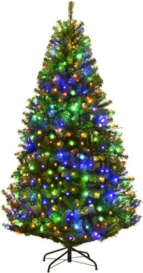 120/150/180/210cm LED Künstlicher Weihnachtsbaum mit 11 Lichtmodi und 5 Farbwechsel