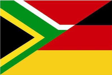Aufkleber Fahne Flagge Südafrika-Deutschland verschiedene Größen