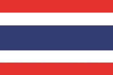Aufkleber Fahne Flagge Thailand verschiedene Größen
