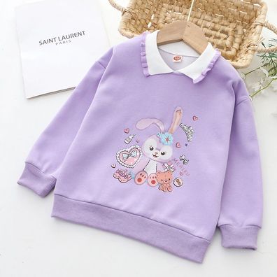 Kinder Disney StellaLou Pullover Mädchen Kreativ Halsausschnitt Sweatshirts
