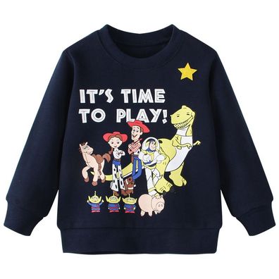 Baby Anime Toy Story Pullover Junge Mädchen Rundhal Sweatshirts Kinder Tops