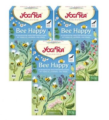 3 x BIO YOGI TEA Bee Happy | 3 x 32,3g
