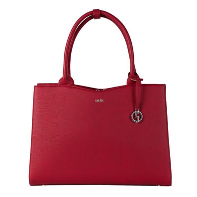 Socha Design, Business bag Straight Line red - 14"-15.6", made from Nivodur,