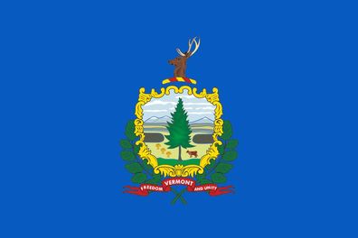 Aufkleber Fahne Flagge Vermont verschiedene Größen