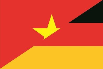 Aufkleber Fahne Flagge Vietnam-Deutschland verschiedene Größen