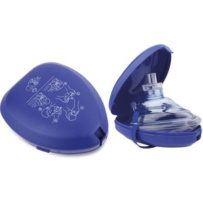 Gramm Taschenbeatmungsmaske Blau CPR Maske Notfall Beatmungsmaske