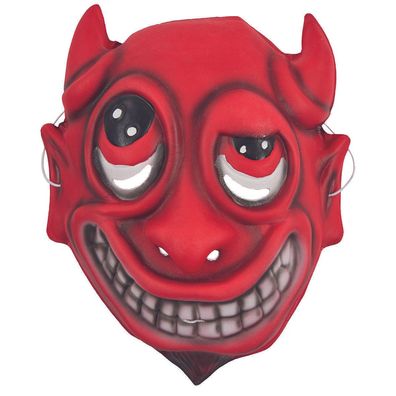 Rubies 6240346 - Kindermaske Teufel, Maske mit Gummiband, Kinder Kostüm Zubehör