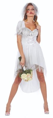 Mottoland 118215 - Bloody Bride, Braut * Gr. 36 - 44 * Halloween Damen Kostüm