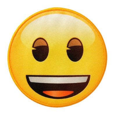 emoji Applikation * Flicken Aufbügeln Aufnähen - lachend, cool, küsschen, Smiley