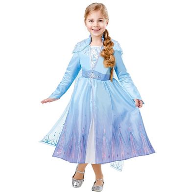 Rubies 3300506 - Elsa Frozen 2 Deluxe. Gr. S, M, L - Eiskönigin II - Kostüm Kleid