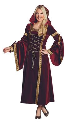 Mottoland 118158 - Lady Marianne. Kostüm, Gr. 38 - 52 , Robin Burgfräulein