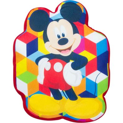 Mickey Mouse Kissen - ca.35x22cm - geformtes Kissen gefüllt, Disney Micky Maus
