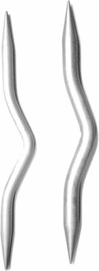 KnitPro 45503 - Alu Zopfnadel 6,0 + 8,0 mm , Zopfmusternadeln