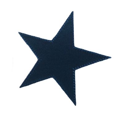 Mono Quick Stern Patch, Applikation, Bügelbild, Lila, Orange, Blau oder kariert
