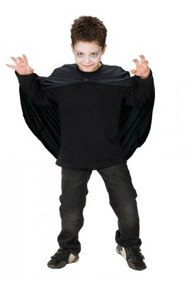 Rubies 12626 - Umhang Kinder Kostüm, Gewand, Vampir Cape Gr. 128 - 152