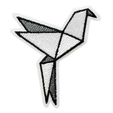 Mono Quick 0433x - Origami Applikation, Bügelbild, Patch, Vogel Boot Flugzeug
