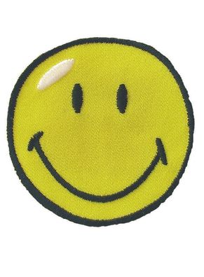Mono Quick 04073 Smiley © gelb, Bügelbild, Patch, ca. 5,5 x 5,5 cm