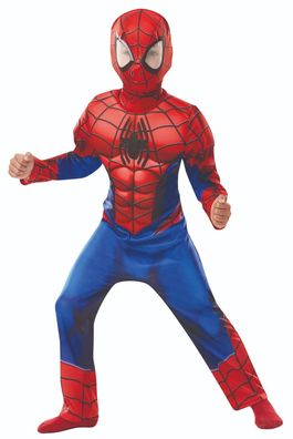 Rubies 3640841 - Spider-Man Deluxe - Avengers Spiderman Kinder Kostüm S M L XL